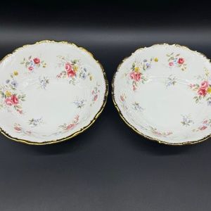 Royal Albert Tenderness 6" Cereal Soup Bowls(Pair) Bone China England